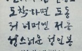 독도 라이브서예