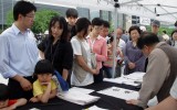 세종대왕 라이브 서예 - 광화문 광장